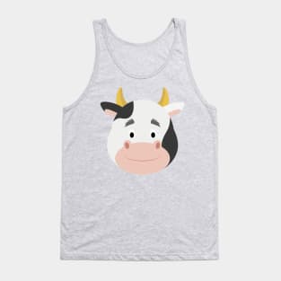 Cow Face Tank Top